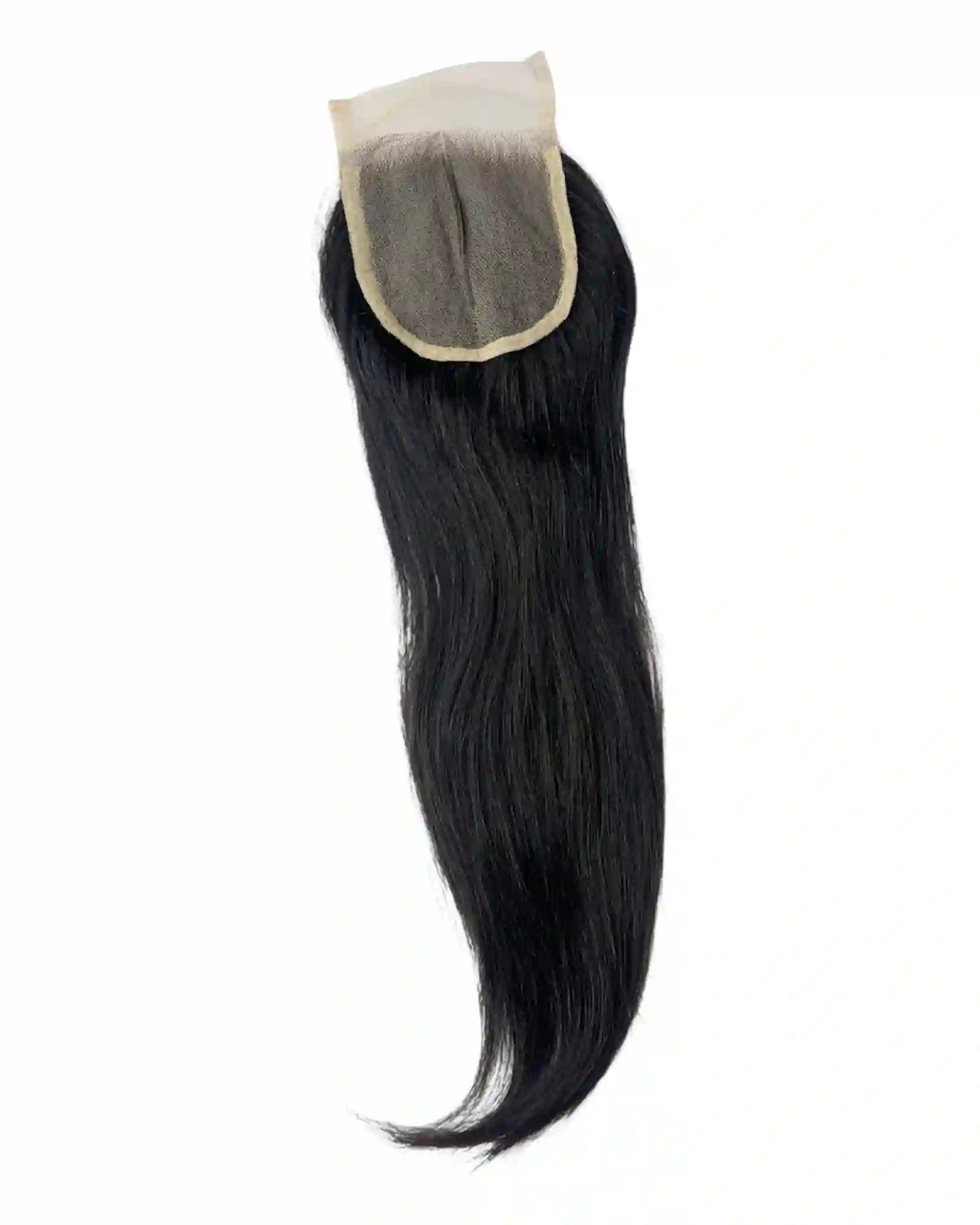 Closure HD 4x4 brun foncé #1B lisse Raw Hair 100% naturel. Dentelle invisible, installation facile débutantes. Durée 3-5 ans. Finition professionnelle. France.