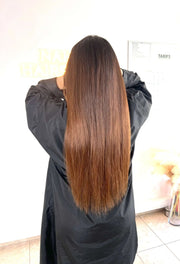 Extensions Cheveux Bruts Lisses Roux #27 - Éclat Cuivré-Nahahair-France