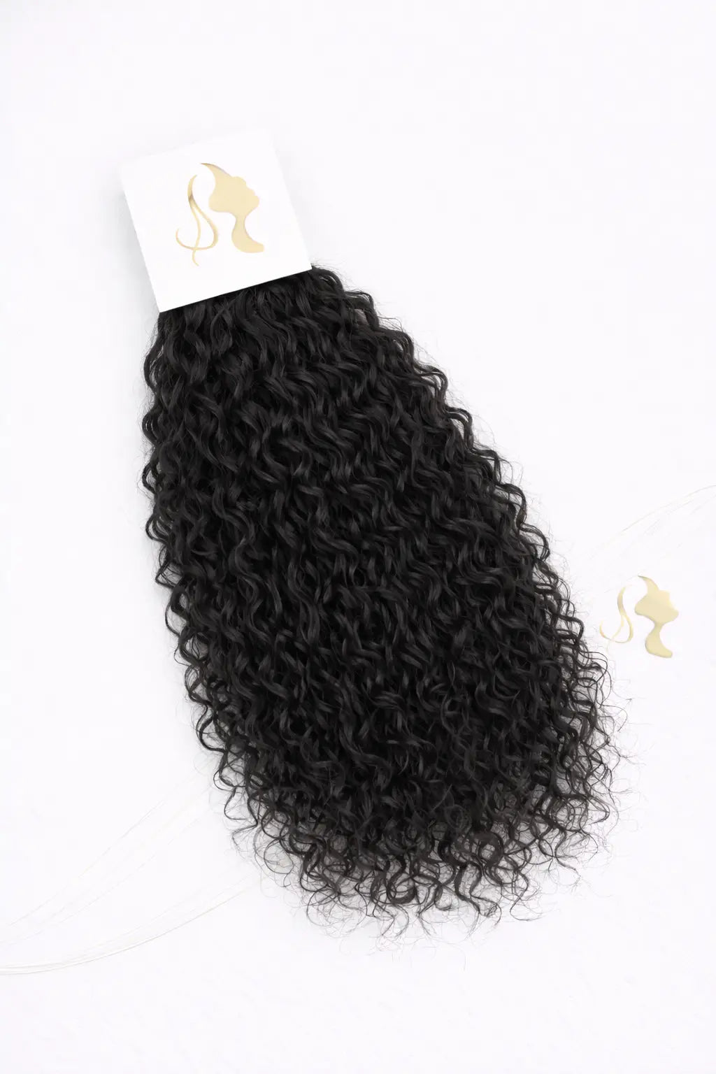 Extensions Raw Hair Bouclées – Brun Foncé #1B