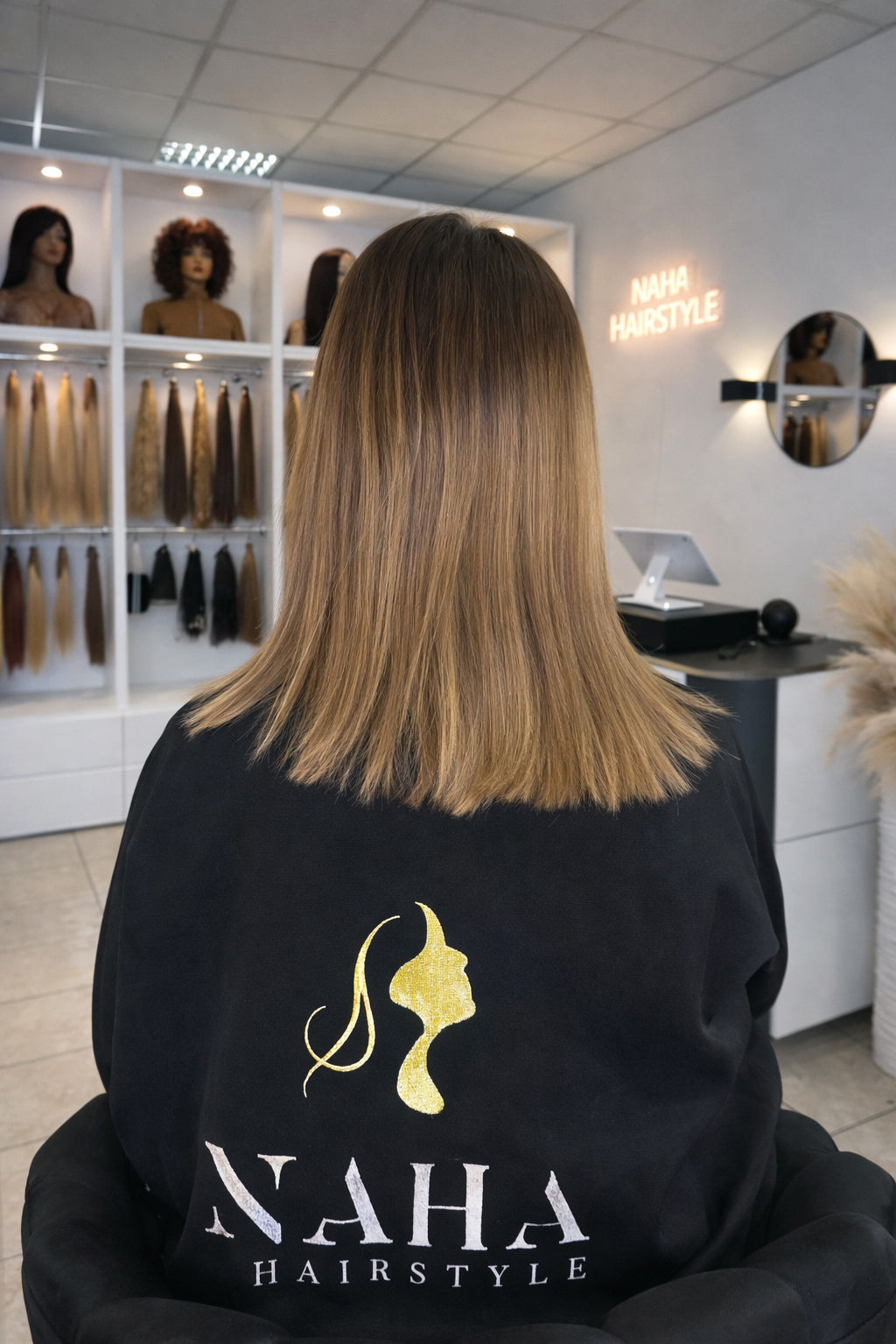 Extensions Raw Hair Lisses Méché #4/613 - Balayage Lumineux