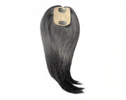 Volumateur topper 2x4 lisse Cheveux Bruts 100% naturels. Format mini ultra-discret, volume instantané, raie centrale fine. Durée 3-5 ans. France.